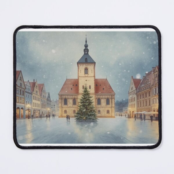 Item preview, Tallinn Town Hall Square in winter designed and sold by StormArte.