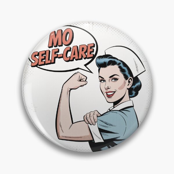 Item preview, Movember Nurse • Mo Self Care designed and sold by Blok45.