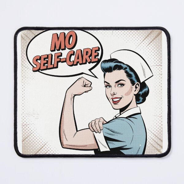 Item preview, Movember Nurse • Mo Self Care designed and sold by Blok45.