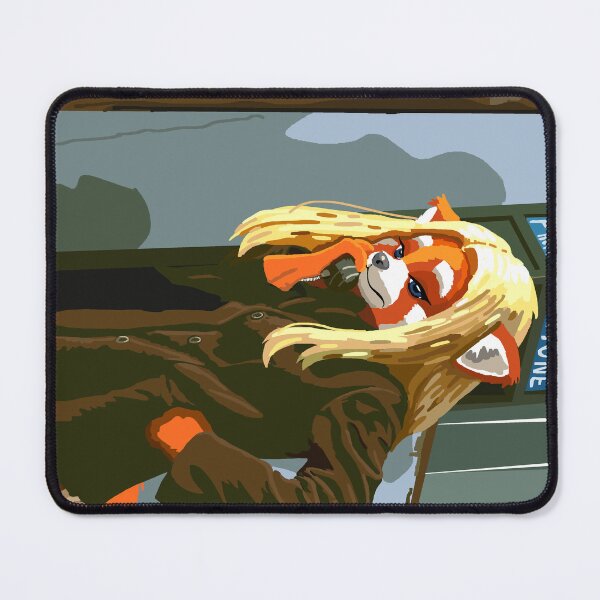 Item preview, Red Panda At Payphone designed and sold by KlakkDrawsStuff.