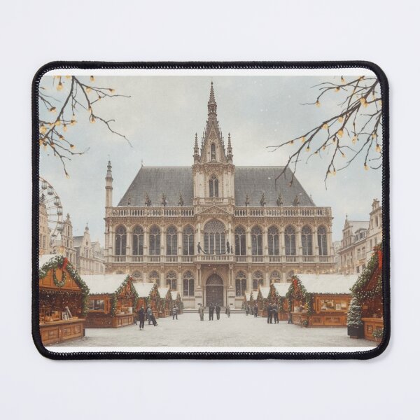 Item preview, Christmas market in Brussels under the snow designed and sold by StormArte.