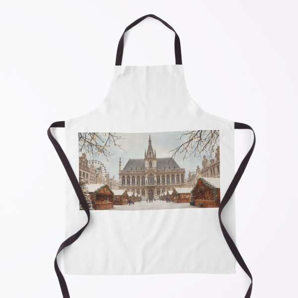 Item preview, Christmas market in Brussels under the snow designed and sold by StormArte.