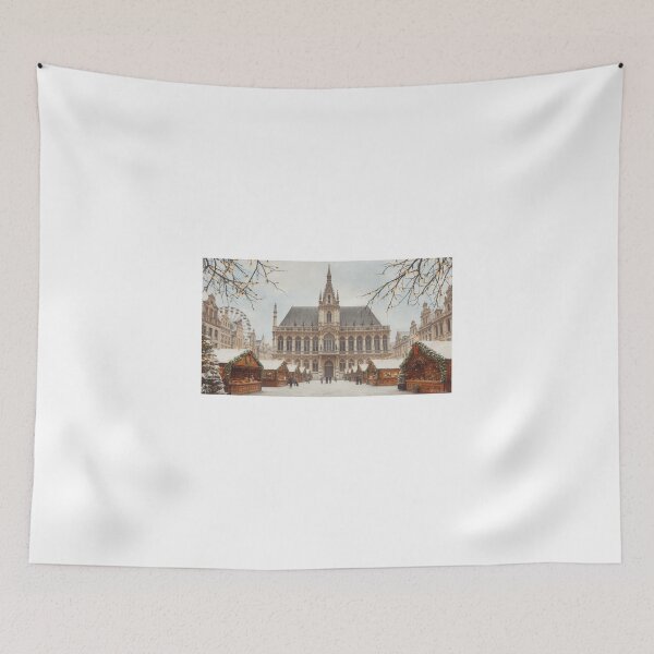 Item preview, Christmas market in Brussels under the snow designed and sold by StormArte.