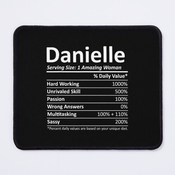 Item preview, DANIELLE Nutrition Personalized Name Funny Christmas 	 		 designed and sold by foqqcjamn57.