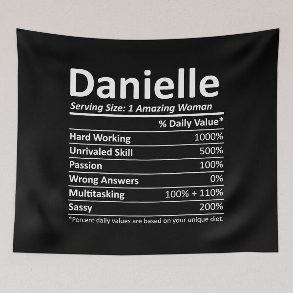 Artikelvorschau, DANIELLE Ernährung Personalisierter Name Lustige Weihnachten entworfen und verkauft von foqqcjamn57.