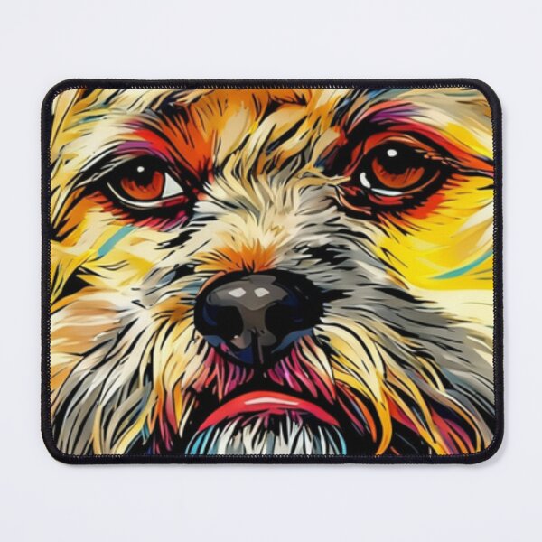 Item preview, The Human-Faced Dog: Pop Art Portrait designed and sold by CleverCulture.