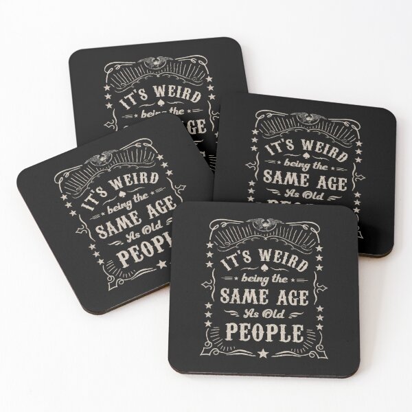 Item preview, It's Weird Being The Same Age As Old People Retro Funny 	1	 designed and sold by djeudarisian.