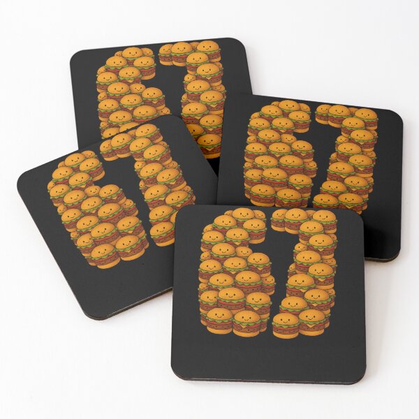 Item preview, 67 Burger Meme Funny Six Seven Gen Alpha designed and sold by Logiamerch.