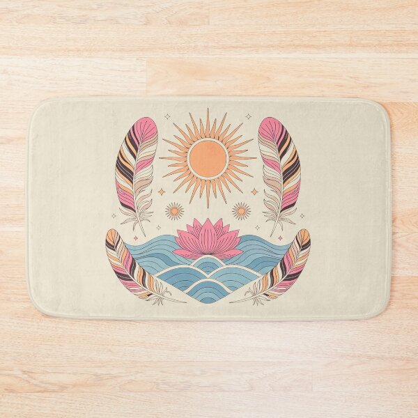 Item preview, Boho Sun Lotus Feathers designed and sold by VibrArtco.