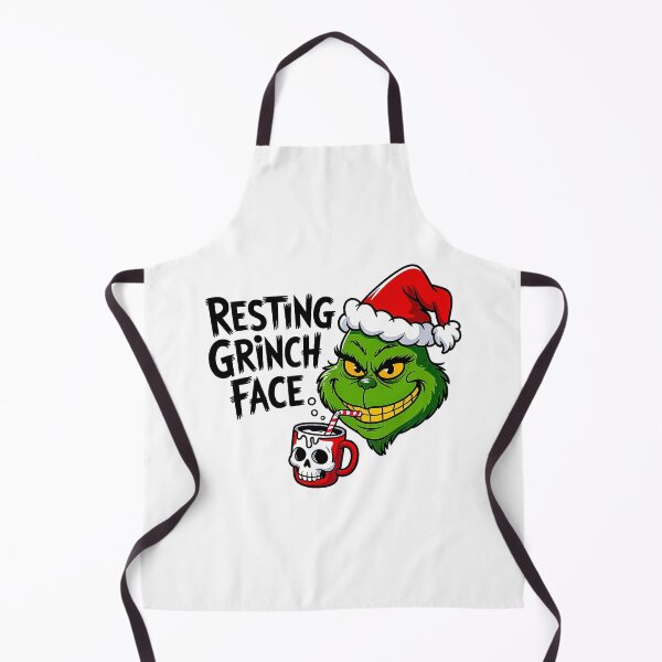 Item preview, Resting Grinch Face Funny Horror Christmas Design designed and sold by Amanda's Factory.