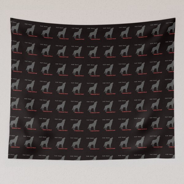 Item preview, "Wolf heart, untamed soul" - gifts with a wolf print designed and sold by Nikoverse.