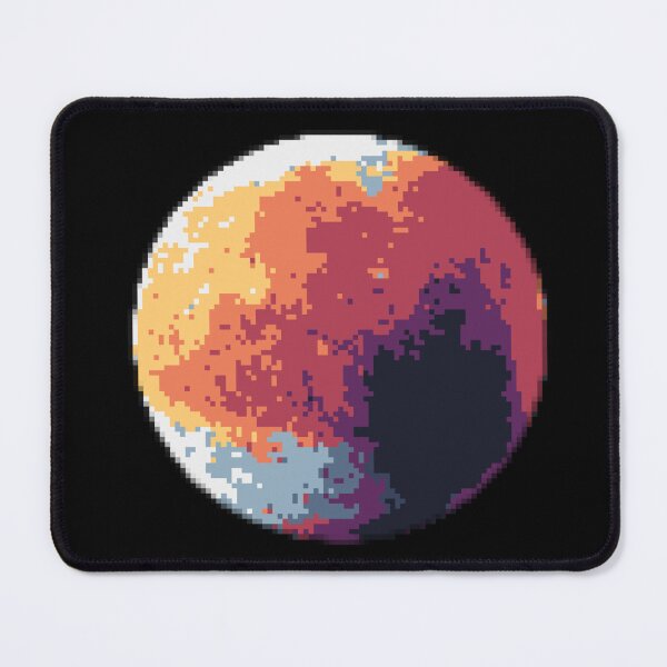 Item preview, Pixelated Planet Mars (Scorched) designed and sold by Planetation.