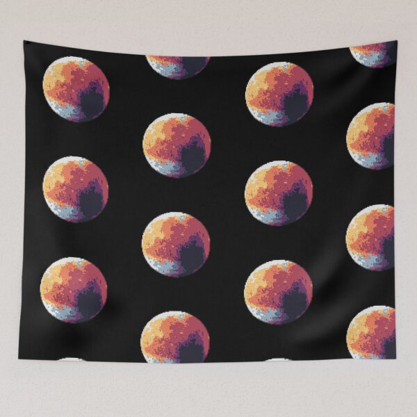 Item preview, Pixelated Planet Mars (Scorched) designed and sold by Planetation.