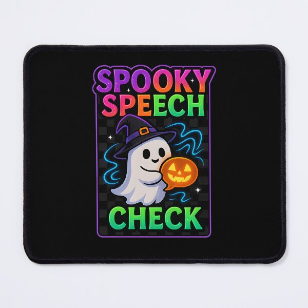 Item preview, Spooky Speech Check – Funny Halloween SLP Shirt designed and sold by ClinicalHubs.