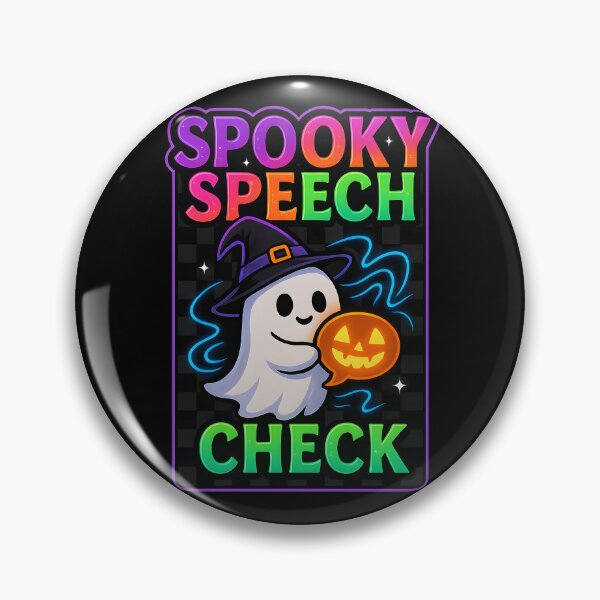 Item preview, Spooky Speech Check – Funny Halloween SLP Shirt designed and sold by ClinicalHubs.