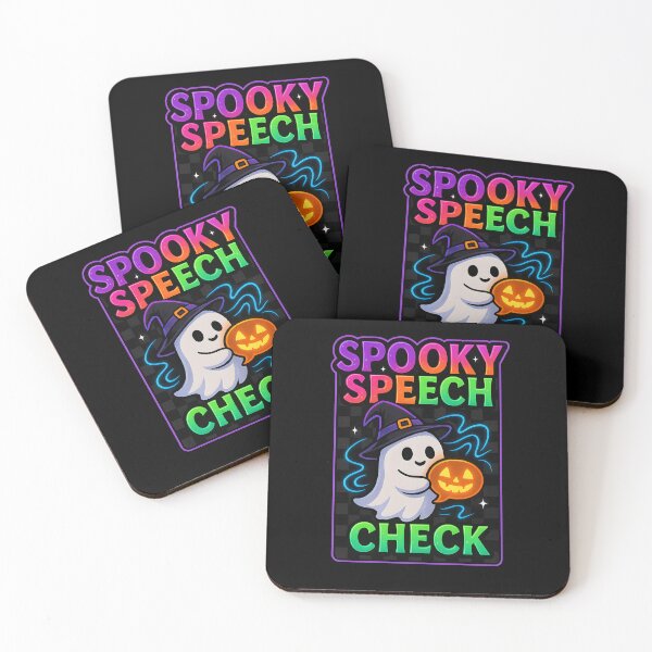 Item preview, Spooky Speech Check – Funny Halloween SLP Shirt designed and sold by ClinicalHubs.