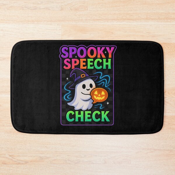 Item preview, Spooky Speech Check – Funny Halloween SLP Shirt designed and sold by ClinicalHubs.
