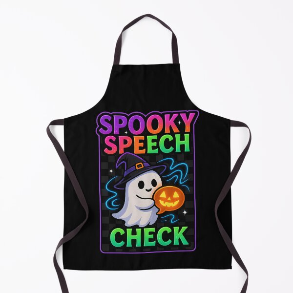 Item preview, Spooky Speech Check – Funny Halloween SLP Shirt designed and sold by ClinicalHubs.