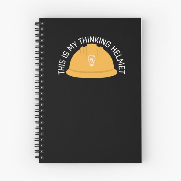 Item preview, This Is My Thinking Helmet - Funny Engineer / Architect - Minimal designed and sold by pixelated_echoes.