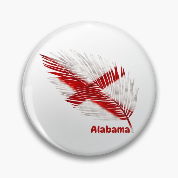 Item preview, Abstract Alabama Flag – Feather Shape Design designed and sold by ArteJorge48.