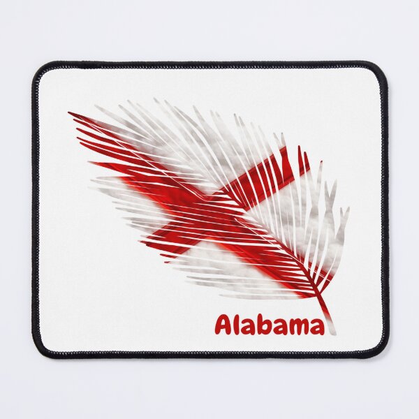 Item preview, Abstract Alabama Flag – Feather Shape Design designed and sold by ArteJorge48.