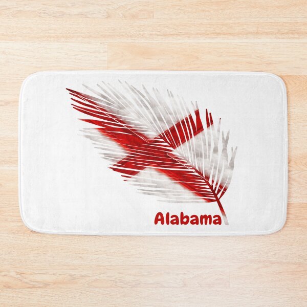 Item preview, Abstract Alabama Flag – Feather Shape Design designed and sold by ArteJorge48.