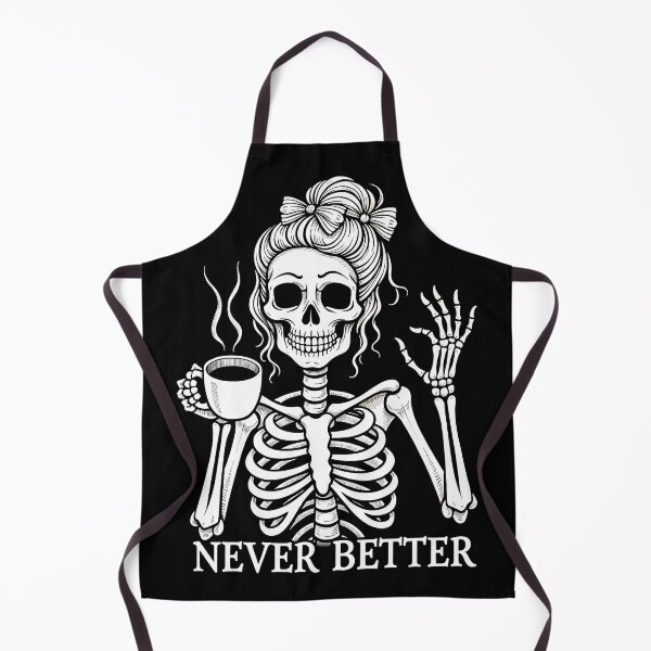 Item preview, Funny skeleton drinking coffee designed and sold by DariusZD.