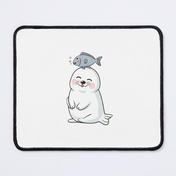Item preview, Cute Seal and Fish designed and sold by NicolasGlowArt.