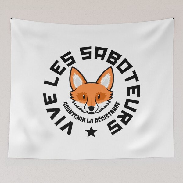 Item preview, VIVE LES SABOTEURS (Light Tee)   	 designed and sold by ebzmibxeyg99.