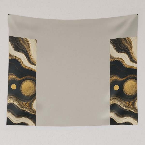 Item preview, Navy-Beige Marble Glow designed and sold by annenambiro.
