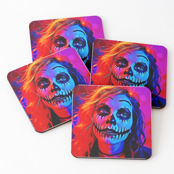 Item preview, Vibrant Halloween Makeup Art designed and sold by Health And Fitness Posts e-Store.