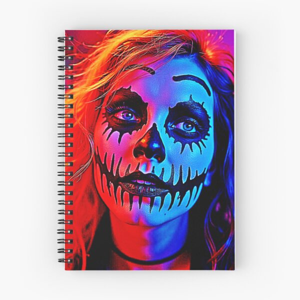 Item preview, Vibrant Halloween Makeup Art designed and sold by Health And Fitness Posts e-Store.