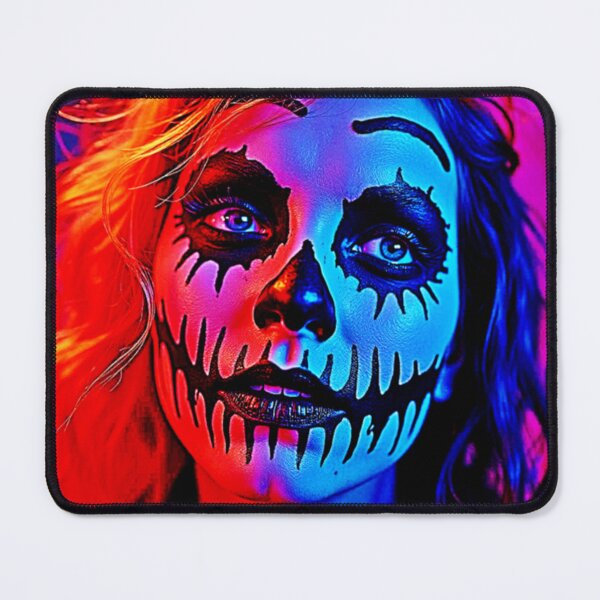 Item preview, Vibrant Halloween Makeup Art designed and sold by Health And Fitness Posts e-Store.