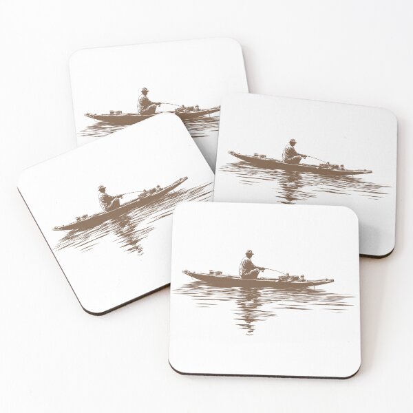 Item preview, Fisherman and Boat  designed and sold by NicolasGlowArt.
