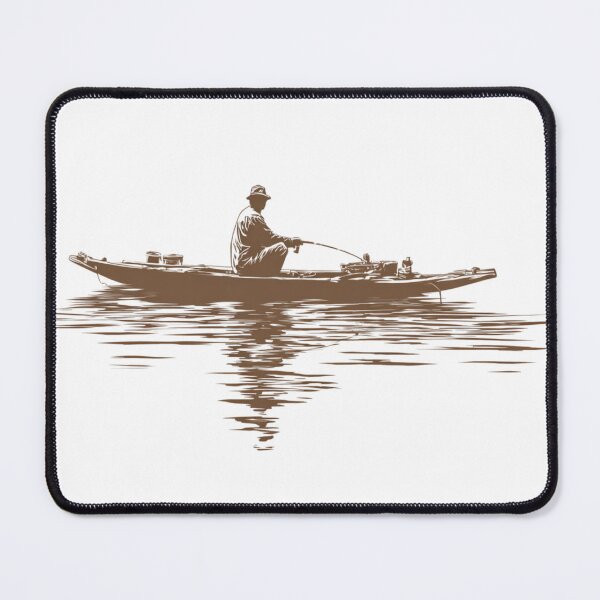 Item preview, Fisherman and Boat designed and sold by NicolasGlowArt.