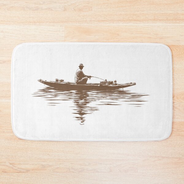 Item preview, Fisherman and Boat  designed and sold by NicolasGlowArt.