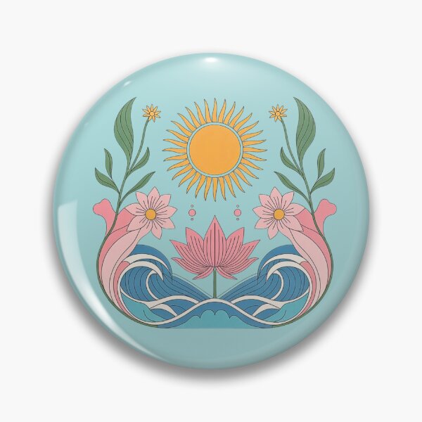 Item preview,  Boho Lotus Ocean Waves designed and sold by VibrArtco.