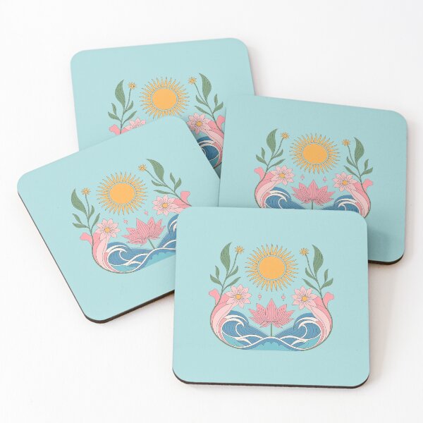 Item preview,  Boho Lotus Ocean Waves designed and sold by VibrArtco.
