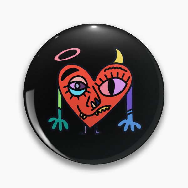 Item preview, Devil angel heart designed and sold by JessCarrsArt.