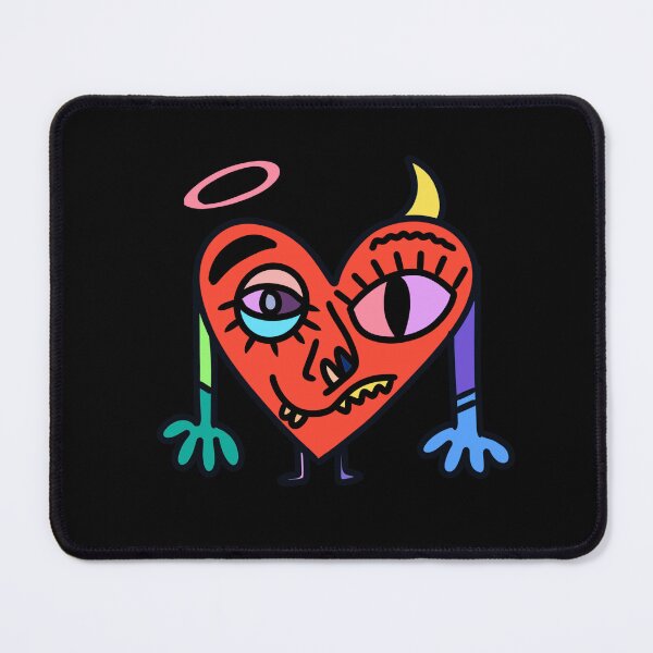 Item preview, Devil angel heart designed and sold by JessCarrsArt.