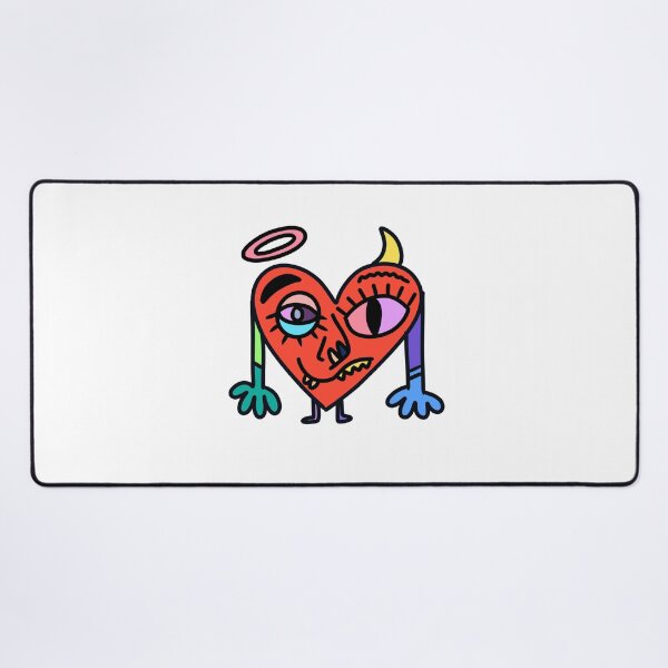 Item preview, Devil angel heart designed and sold by JessCarrsArt.