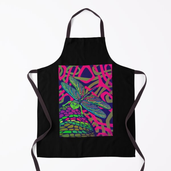 Item preview, Psychedelic Dragonfly with Surreal Face Wings designed and sold by dianadouri.