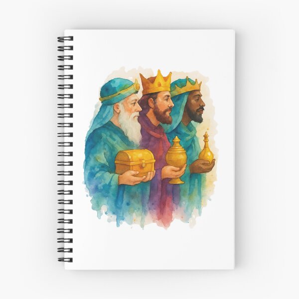 Item preview, Three Wise Men Watercolor Nativity Christmas Art designed and sold by Adorare-Co.