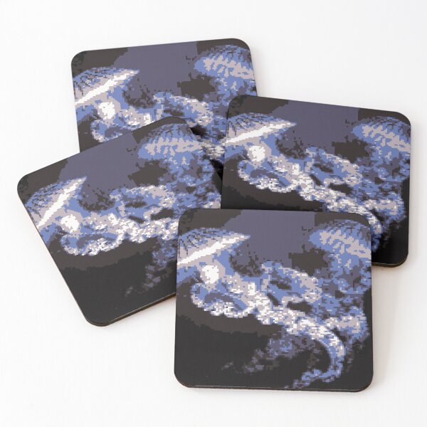 Item preview, Pixelated Jellyfish (Twilight) designed and sold by Planetation.