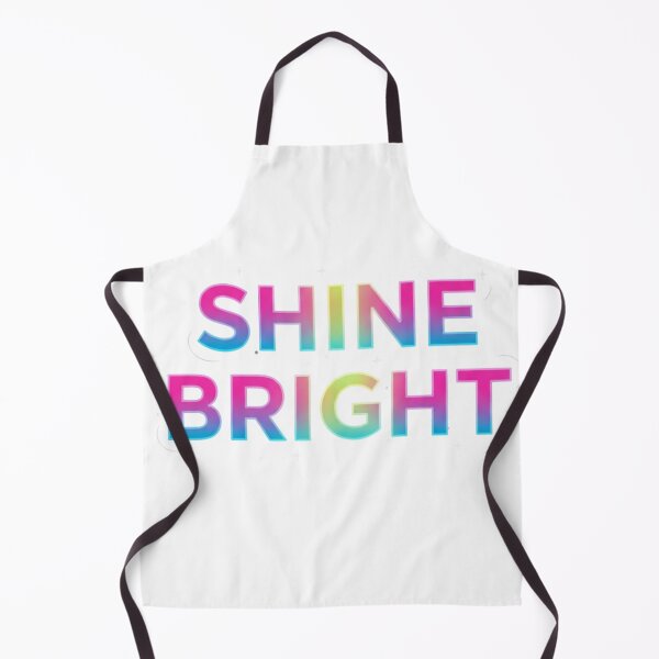 Item preview, Shine Bright – Neon Glow Motivational Quote Design designed and sold by Happyfreedom.