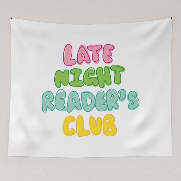 Item preview, Late night readers club funny book lover designed and sold by fluffyfamcraft.