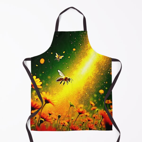 Item preview, Bees' Golden Pollen Burst Joy Design designed and sold by Health And Fitness Posts e-Store.