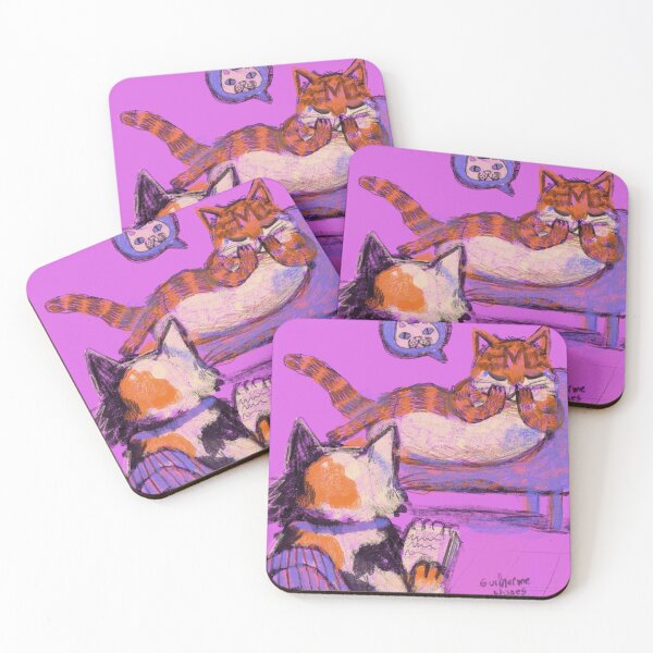 Item preview, cat at therapy designed and sold by guilhernunes.
