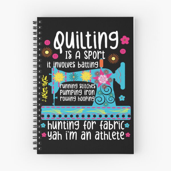 Item preview, quilting is a sport it involves batting hanting for fabbric yah i'm an athlete designed and sold by mester26.