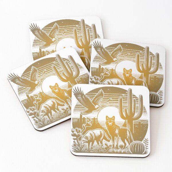 Item preview, Vintage Western Desert Sunset – Cowboy Aesthetic Design designed and sold by Sinister prints.